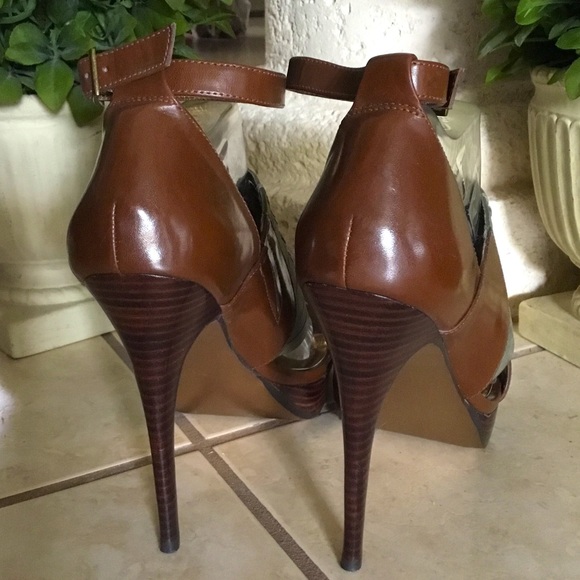 🤎Charles David Rust Woven Platform - Picture 4 of 5